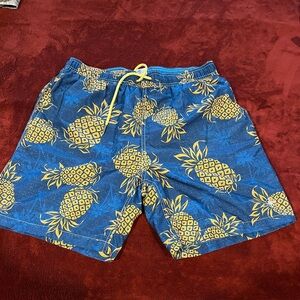 🍍Men’s Unionbay pineapple print swim shorts. Size medium. 🍍